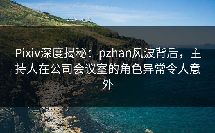 Pixiv深度揭秘:pzhan风波背后,主持人在公司会议室的角色异常令人意外 Pixiv深度揭秘:pzhan风波背后,主持人在公司会议室的角色异常令人意外